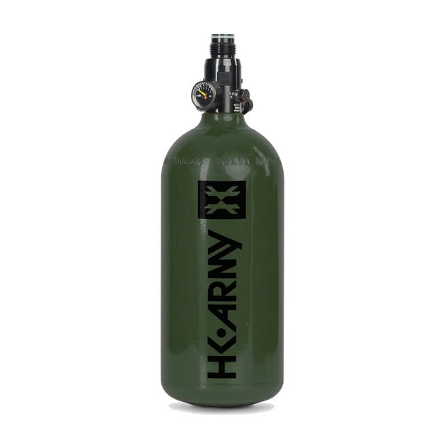 HK Army Réservoir de Peinture en Aluminium HEPA avec Régulateur - 48/3000 - Bleu Olive
