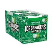 Ice Breakers Spearmint Sugar Free Mints, Tins 1.5 oz, 8 Count