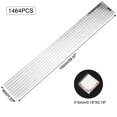 thumbnail image 2 of 1464 Pieces Self-adhesive Mosaic Tiles Golden Square Glass Mirror Diy Craft Decoration Mosaic Tile Mirror Banmo, 2 of 5