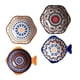 thumbnail image 3 of Sauce Dipping Bowl 4Pcs Bohemian Style Ceramic Dish For Home Use Assorted Color Workmanship Serving Snacks, 3 of 4