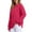 Hot Pink, variant on Ruimatai Womens New Sweatshirts Casual Fashion Solid Long Sleeve Crewneck Tops Women Loose Comfy Spring Hoodless Pullover