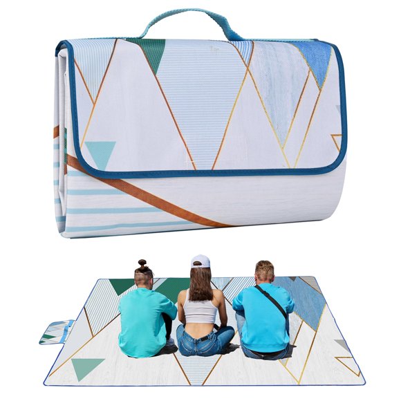 Manta de pícnic DanCoom, 200 x 200 cm, plegable, impermeable