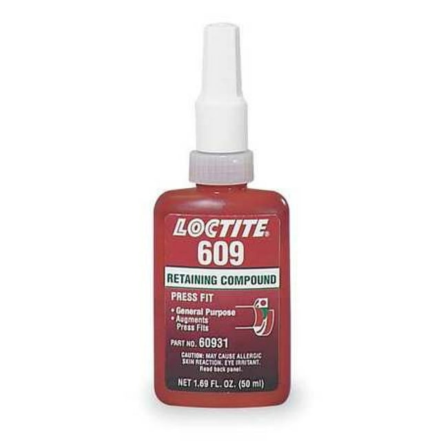 Loctite 609 442-60931 50ml Retaining Compound, General Purpose, Green Color
