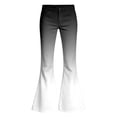 thumbnail image 6 of UJNDER Kids Gradient Color Flared Trousers Elastic Waist Soft Comfortable Blend Everyday Wear Kids Pants,01_Light Gray,13-14 Years, 6 of 6