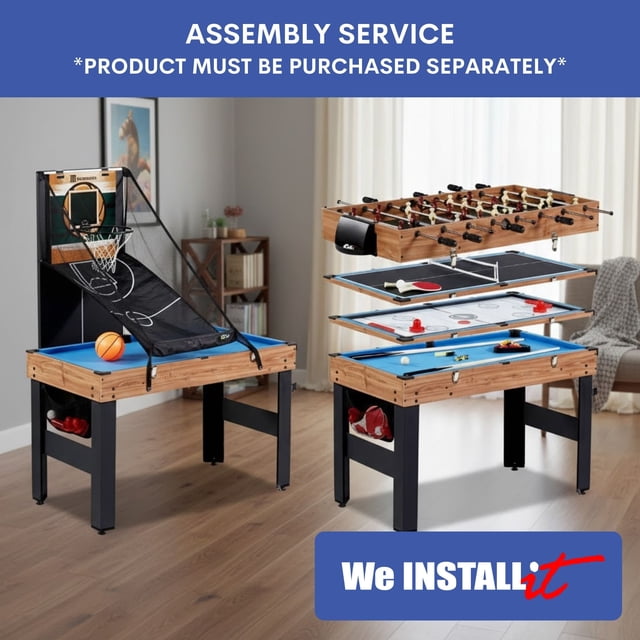 Home Installation Service - Combo or Multi-Game Table Assembly
