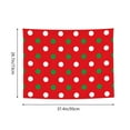 thumbnail image 6 of Kdxio White and Green Polka Dot Wall Hanging Tapestries Banner For Bedroom College Dorm Home Living Room Party Decor 29X37 In, 6 of 8