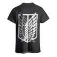 thumbnail image 4 of Camiseta retro de Wings of Liberty Attack on Titan para hombre y mujer, camisetas de manga corta de algodón con cuello redondo de verano, ropa, camisetas, 4 of 5