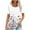 Multicolor-5, variant on Youyipin Fashion Women's Print Short Sleeve Round Neck Casual Summer Blouses Top