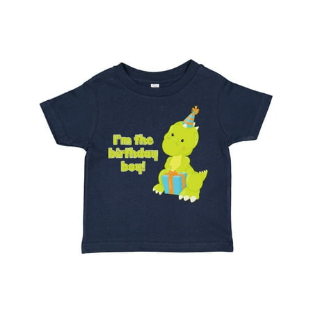 

Inktastic I m the Birthday Boy T-rex Dinosaur Party Gift Toddler Boy Girl T-Shirt