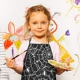 thumbnail image 3 of White Spider Webs and Spiders Kids Aprons for Girls and Boys,Adjustable Neck Strap Toddler Aprons for Kids Cooking Baking, 3 of 7