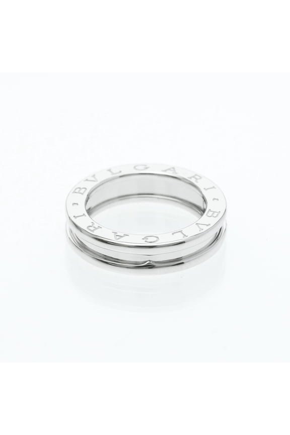 Pre-Owned Bvlgari B.zero1 White Gold (18K) Fashion No Stone Band Ring Silver