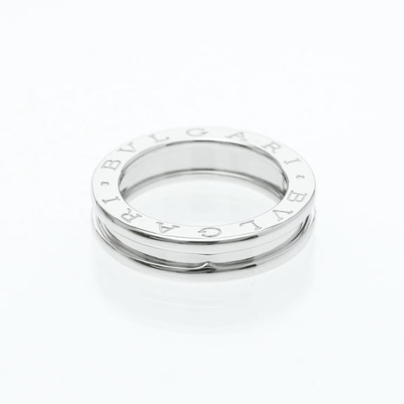 Pre-Owned Bvlgari B.zero1 White Gold (18K) Fashion No Stone Band Ring Silver