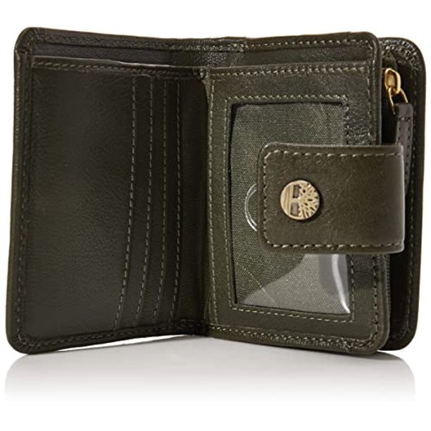timberland women's leather rfid small indexer wallet billfold