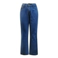 thumbnail image 6 of Sngxgn Women's Jeans Pants Flare with Pockets,Tummy Control High Waisted Casual Pants(A,L), 6 of 7