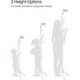 thumbnail image 4 of 8 Hooks Solid Wood Coat Rack Free Standing Coat Rack Tree Shaped Coat Rack for Clothes Hats Bags for Living Room Bedroom White, 4 of 9