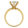 thumbnail image 4 of 2.5 ct Round Cut Moissanite Solitaire Engagement Ring for Women in 18K Yellow Gold, 4 of 5