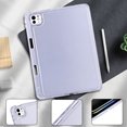 thumbnail image 5 of Allytechgroup for iPad Pro 11 Inch Clear Case 2024 (M4), [Built-in Pencil Holder] Anti Yellowing Slim Lightweight Shockproof Protective Back Cover for iPad Pro 11 2024 Women Men, Clear, 5 of 7