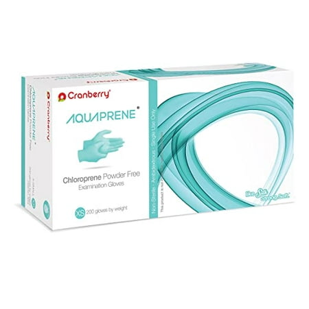 

Cranberry CR3025 AquaPrene Chloroprene Examination Gloves Extra Small 200/Box