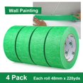 thumbnail image 3 of BOMEI PACK Green Masking Tape 48mm x 55yds, 4rolls for General Painting, 3 of 7