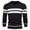 Black, variant on GigrtiJin Mens Striped Pullover Sweater Crewneck Colorblock Slim Winter Sweaters Thermal Warm Knitted Sweaters Tops
