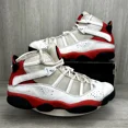 thumbnail image 1 of Ni - ke Ni - ke Air Jordan 6 Rings Cherry Red White Bulls Mens 12 322992-126 Sneakers OG, 1 of 5