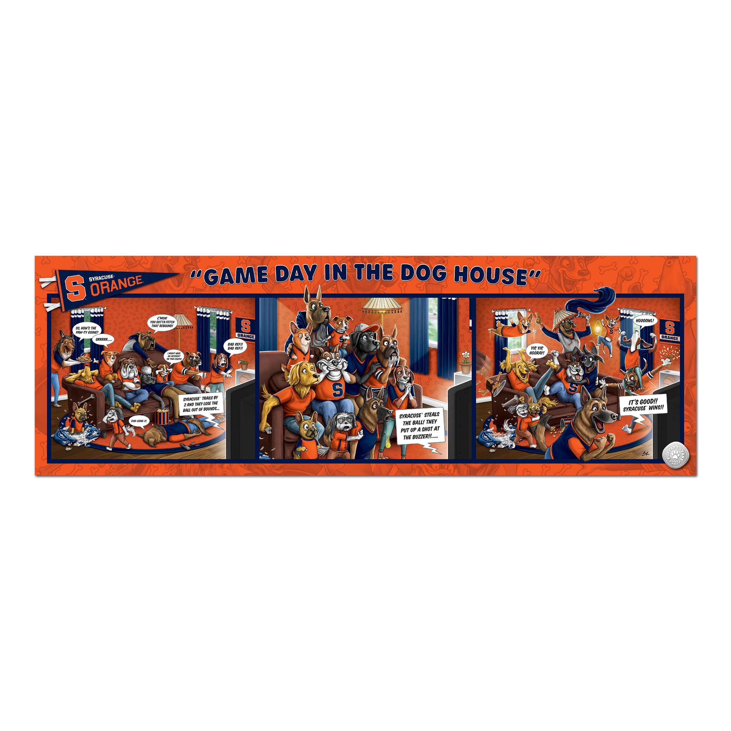 YouTheFan NCAA Syracuse Orange Purebred Fans Gameday in the Dog House 1000PC Puzzle