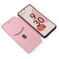 thumbnail image 2 of Case for Google Pixel 6 Pro Magnetic Carbon Fiber Leather Folio Flip Case with Card Holder Kickstand, 2 of 5