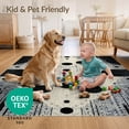 thumbnail image 4 of ODIKA 5'x7' Ultra-Soft Area Rug, Cow Contemporary Spotted Patchwork Abstract Motif Like Print None Washable, Bare feet friendly, Silk-Touch for Bedroom Home office, 4 of 7