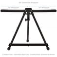 thumbnail image 3 of SoHo Urban Artist Black Aluminum Tabletop Easel Stand, Portable Easel for Display, Painting Canvas and More, Set of 12, 3 of 7