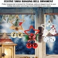 thumbnail image 2 of PULLIMORE 3 Pack Pentagram Bell Xmas Hanging Ornaments for Christmas Tree, Holiday Decorations Accessories, 2 of 9