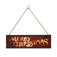 thumbnail image 1 of Matsuzay Colgador de puerta de Navidad de Colgante Decoración de puerta de Navidad Exquisito Letrero de puerta de Navidad para dormitorio Iluminación y accesorios Matsuzay HA013789-00, 1 of 6