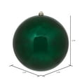 thumbnail image 2 of Vickerman 2.75" Midnight Green Shiny Ball Ornament, 12 per Bag, 2 of 5