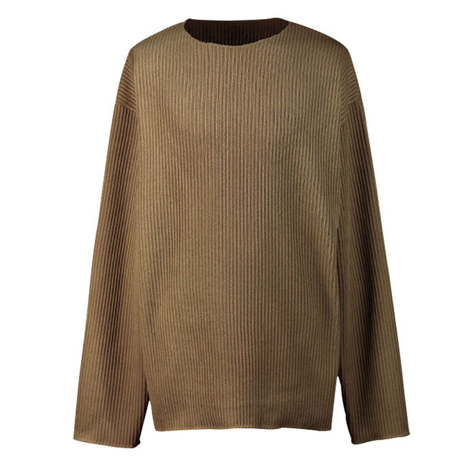 Oversized Mohair-Blend Sweater - Dark brown - Ladies | H&M US