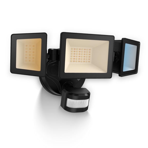 ALUSSO 40W LED Flood Light with 3 Modes Outdoor, 3CCT 4000lm Motion Sensor Security Lights IP65 Waterproof for House Garage Yard Walkway