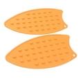 thumbnail image 4 of 2 Pcs Tapis de Repos en Silicone Durable Résistant aux Chocs et à la Chaleur pour Planches à Repasser Orange, 4 of 14