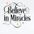thumbnail image 2 of CafePress - Believe In Miracles Body Suit - Baby Light Bodysuit, Size Newborn - 24 Months, 2 of 4