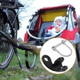 thumbnail image 4 of CSChome Hitch Connector Bicycle Trailer Coupling Strong Rust-proof Universal Heavy Duty Carbon Steel Baby Stroller Trailer Connector, 4 of 7