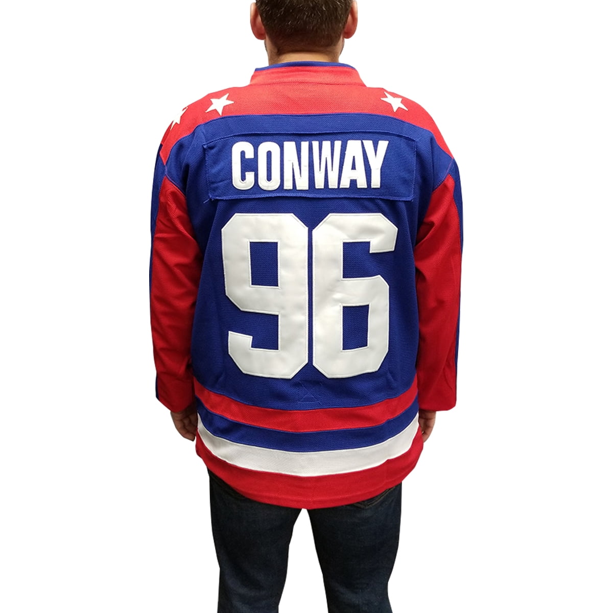 Charlie Conway 96 Anaheim Ducks Hockey Jersey Costume Mighty 2 D2 Movie  Uniform 