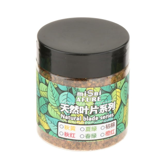Milaget Micro Landscape Leaves Scene Accessories Leaf Garden Architecture Static Scenery yellow