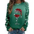 thumbnail image 2 of jsaierl Women's Christmas Sweatshirts Plus Size Xmas Graphic Sweatshirts Work Pullover Sweater Tops Crewneck Christmas Gifts Long Sleeve Shirts for Women, 2 of 3