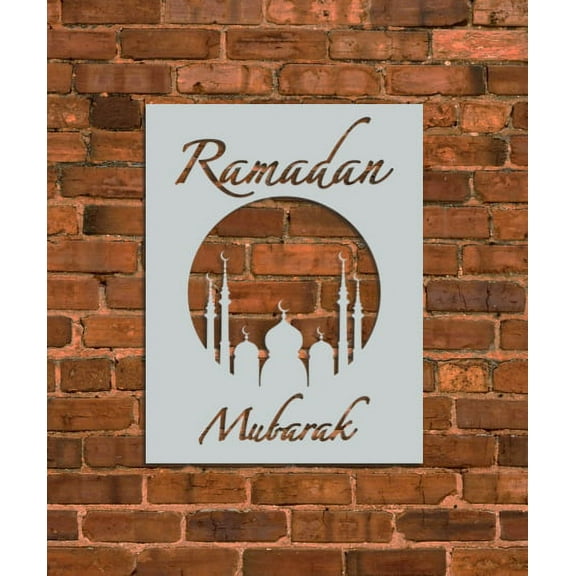 Ramadan Mubarak Stencil
