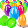 thumbnail image 1 of Huevos de Pascua gigantes Baingesk de 6 pulgadas, 24 unidades, para cazar con caramelos y juguetes, 1 of 7