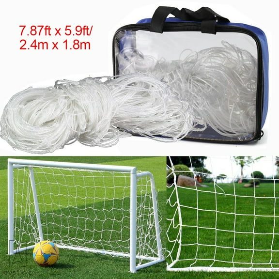 Gustave Design 7.8 X 5.9 Ft Portable Football Soccer Goal Net, Full Size Soccer Goal Nets Outdoor Backyard Sport Match Training