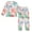 Roses Pattern, variant on Fluffy Pajamas Set Fuzzy Winter Warm Pj Sets Pullover Tops and Long Pants Red Small Floral Pattern X-Small