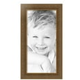 thumbnail image 2 of ArtToFrames 11" x 23" Wide Gold with Green Tones Picture Frame, 11x23 inch Gold Wood Poster Frame (WOM-5078), 5 Pack, 2 of 6