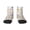 1 Black, variant on Spring Flowers Birds Pattern Quarter Crew Socks,Toe Seamed Ankle Socks,Cotton Cushioned Breathable Athletic Crew Sports Socks