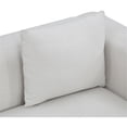 thumbnail image 6 of Meridian Furniture Alfie Cream Linen Textured Fabic Sofa, 6 of 40