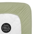 thumbnail image 6 of Boho Hatch Sage and White Fitted Crib Sheet by Sweet Jojo Designs, 6 of 6