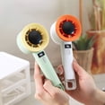 thumbnail image 4 of HomelyJoy Portable Handheld Fan, USB Rechargeable Personal Cooling Fan with Mutli Adjustable Speeds and LED Display for Travel, 4 of 8