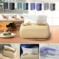 thumbnail image 2 of Holloyiver Silicone Suction Cup Tissue Box, Suction Cup Napkin Storage Box, Silicone Tissue Holder, Reusable Tissue Dispenser for Home Bathroom, Office, Kitchen, Car Bedroom, 2 of 4